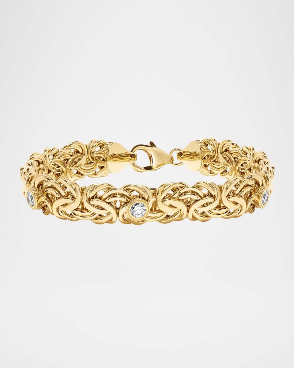 18K Yellow Gold Empress Diamond Bracelet